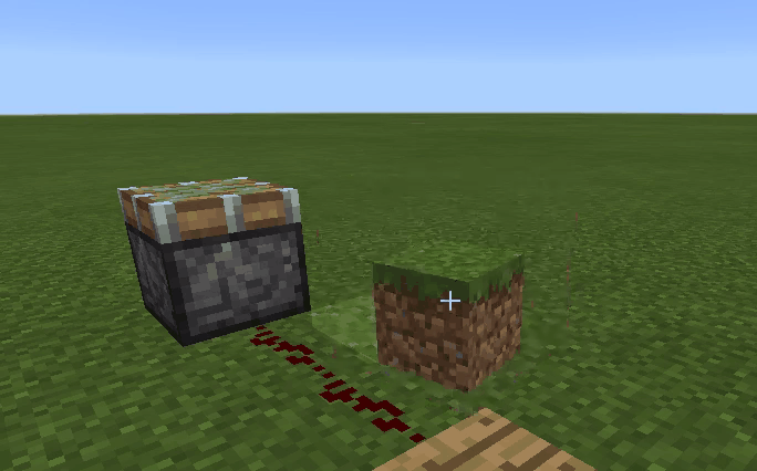 Official screenshot of pistons in Minecraft PE 0.15.0!