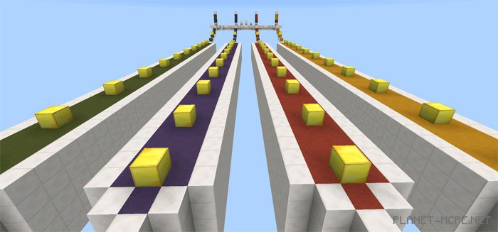 Карта Multiplayer Lucky Block Race [Мод-карта]