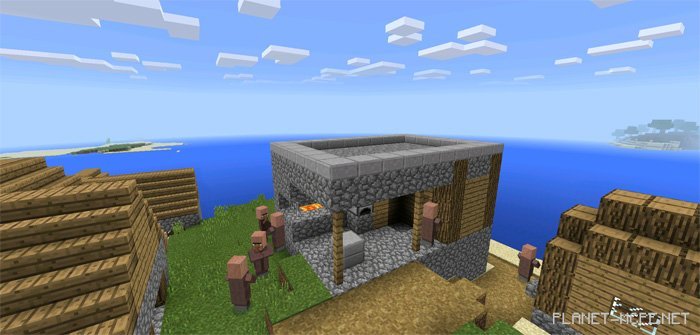 Деревня на острове с кузнецом [0.14.x]