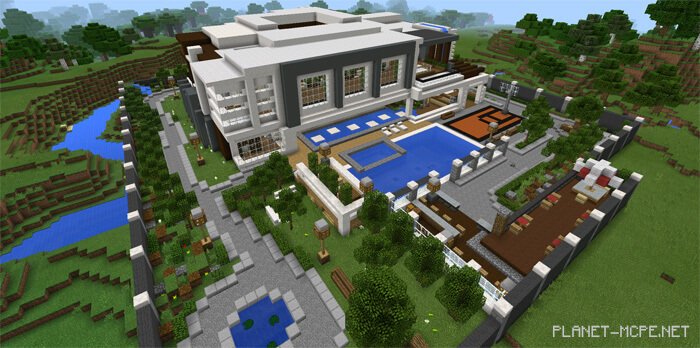 Карта Modern Mansion