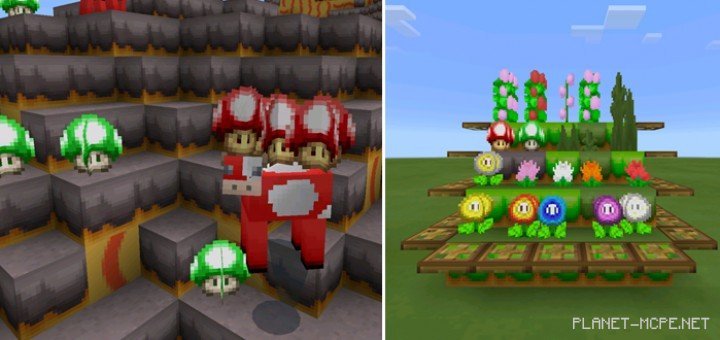 Текстур пак Super Mario 0.15.1/0.14.3/0.13.1