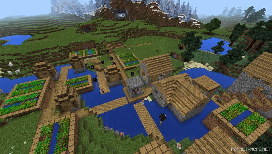 Лес & Деревня & ледниковая тундра [0.15|0.14]