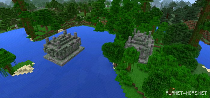 Два Храм в джунглях рядом со спавном [0.15.x]