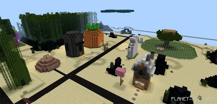 Bikini Bottom Map (SpongeBob)