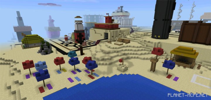 Bikini Bottom Map (SpongeBob)