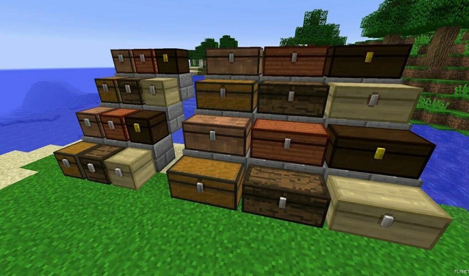 Различные типы сундуков в Minecraft PE 0.16.0!?