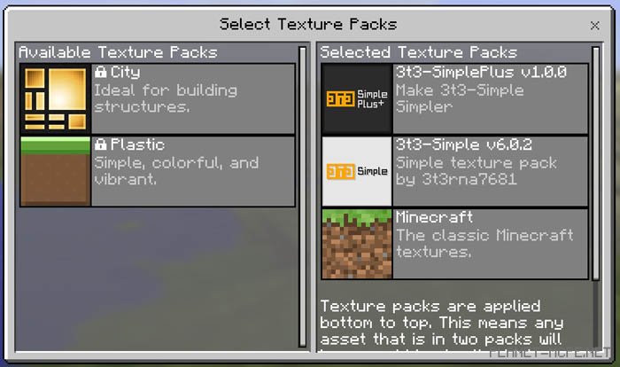 Текстур пак 3T3 0.16.0/0.15.4/0.14.3