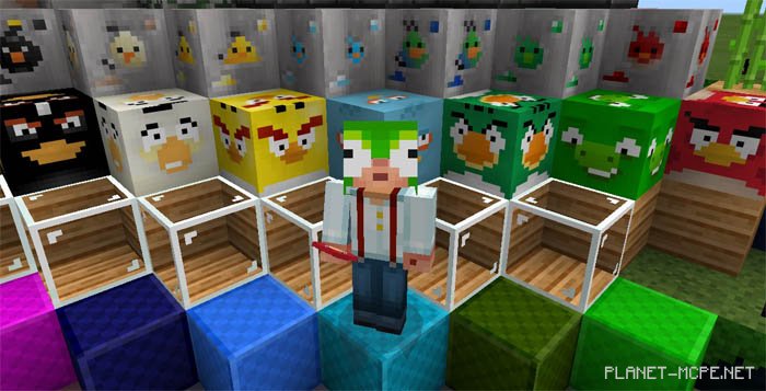 Текстур пак Angry Birds 0.15.6/0.15.4/0.15.1