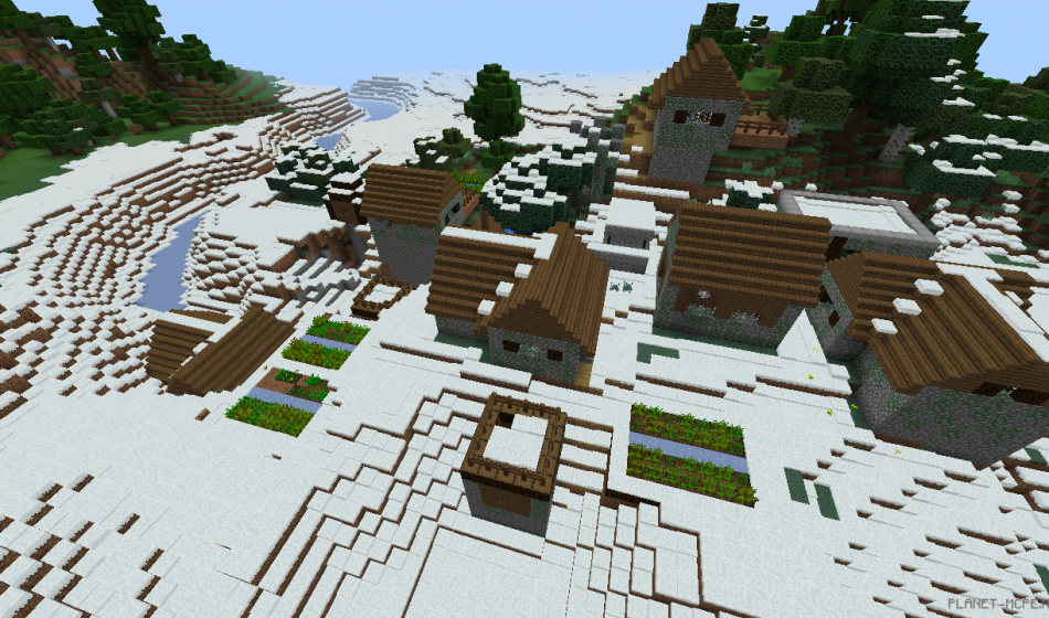 Деревня с зомби-жителями и кузницей [0.15.x]