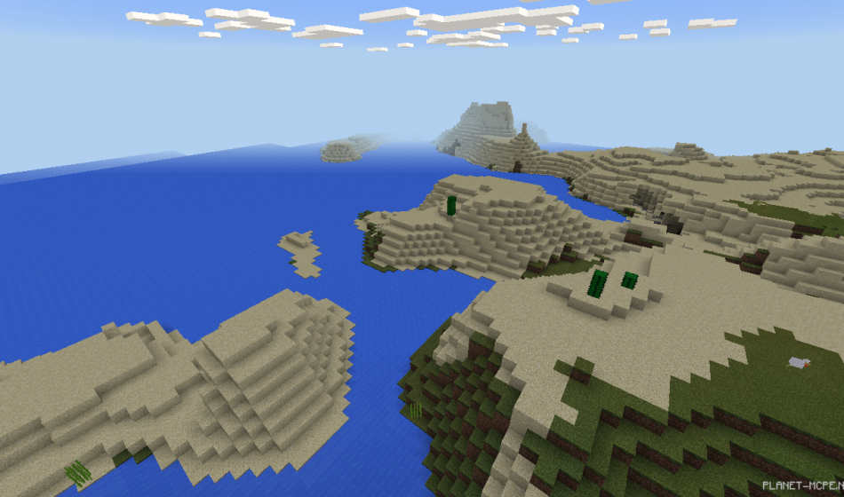 Деревня на грибном биоме с небольшим бонусом [0.15.x]