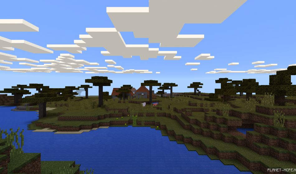 Деревня из красного дерева с двумя кузницами [0.15.x]