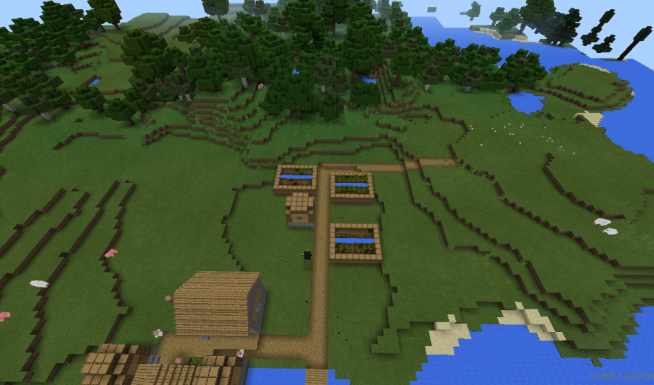 Две деревни рядом, площадка для стройки [0.15.x]