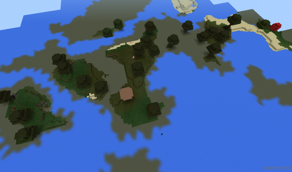 Много островов на спавне [0.15.x]