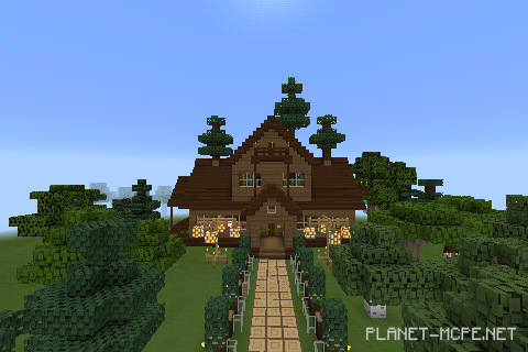 Map Western House in Forest