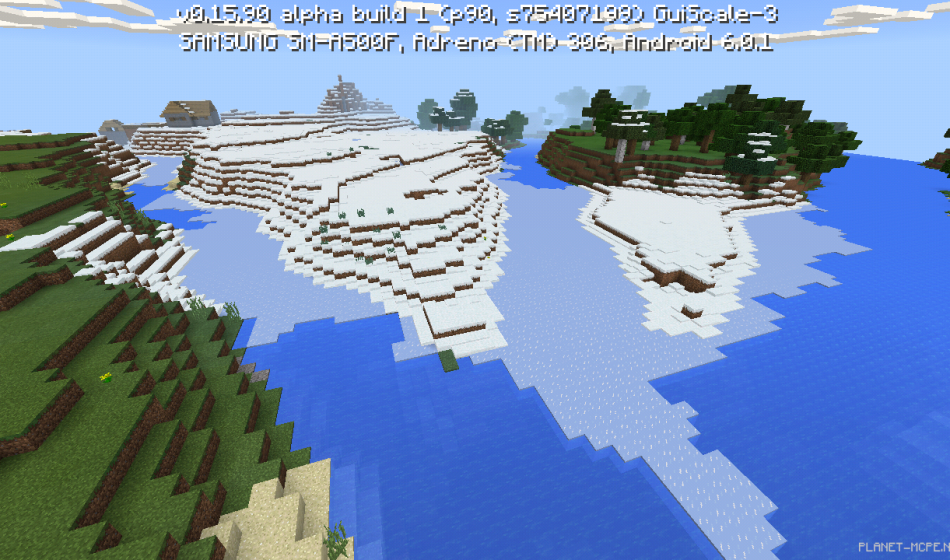 Деревня в зимнем биоме [0.16.x - 0.15.x]