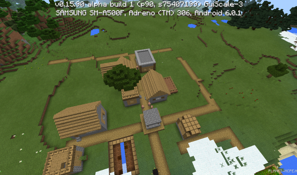 Деревня в зимнем биоме [0.16.x - 0.15.x]