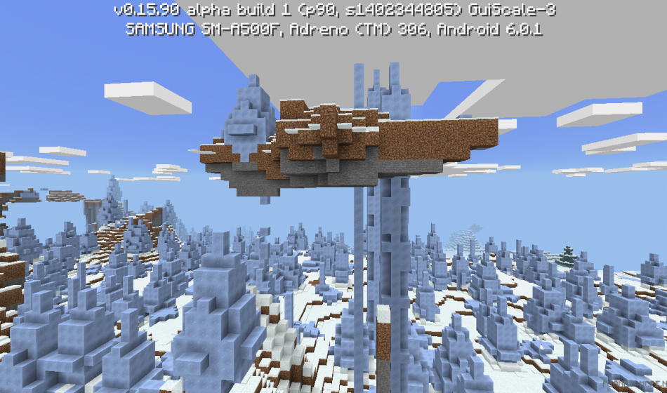 Зимний биом с ледяными шипами [0.16.x - 0.15.x]