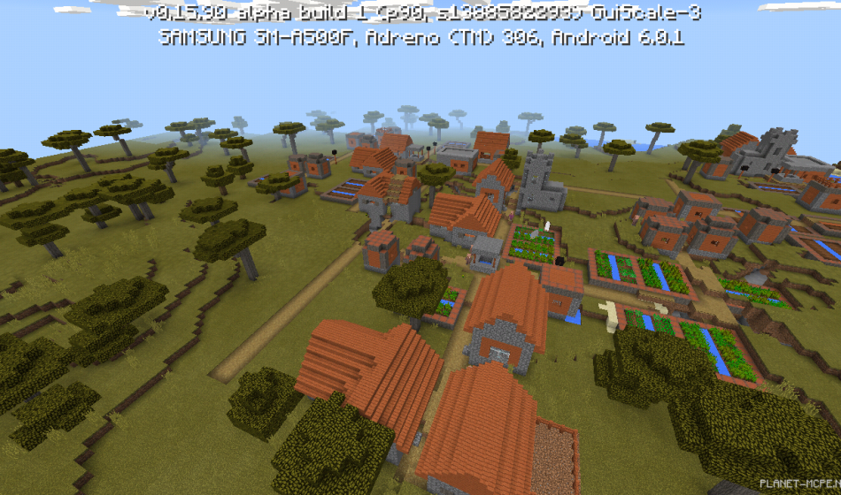 Две деревни из красного дерева с кузницами [0.16.x - 0.15.x]