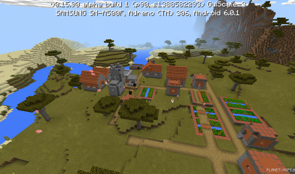 Две деревни из красного дерева с кузницами [0.16.x - 0.15.x]