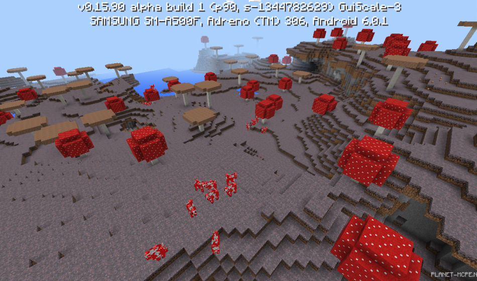 Грибной биом на спавне [0.16.x - 0.15.x]