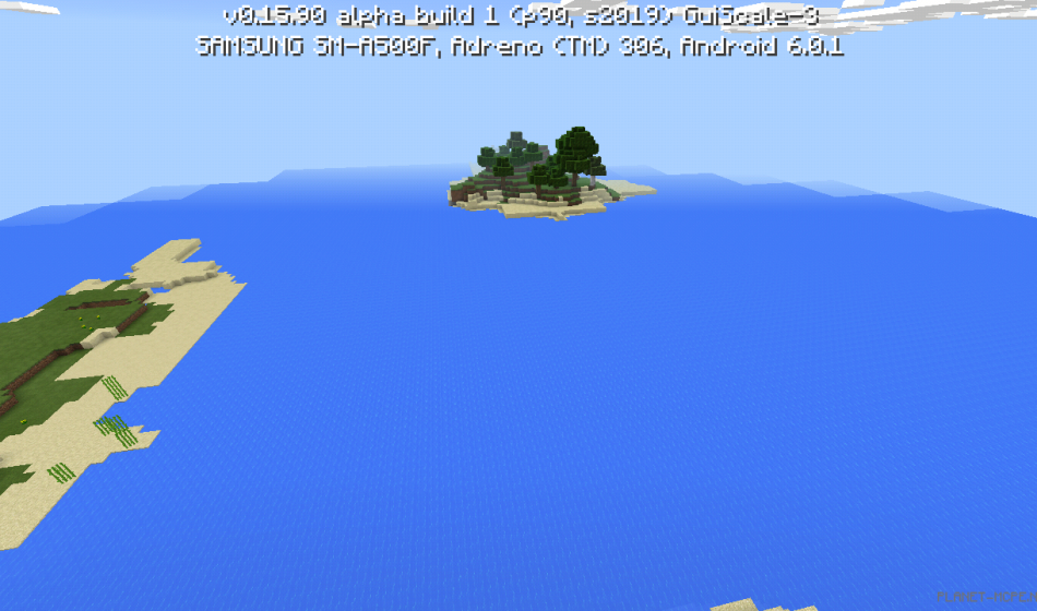 Three islands near spawn [0.16.x - 0.15.x]