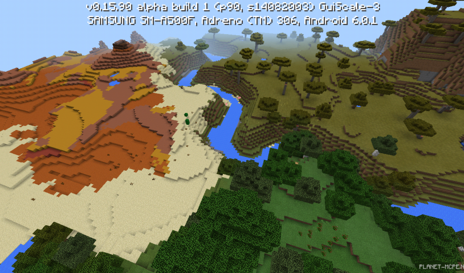 4 различных биома рядом [0.16.x - 0.15.x]