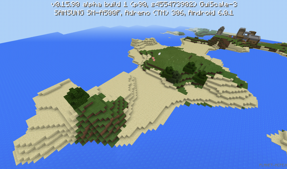 Деревня с кузницей на острове [0.16.x - 0.15.x]