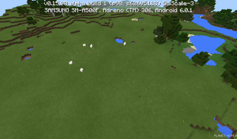 Плоская поляна на спавне [0.16.x - 0.15.x]