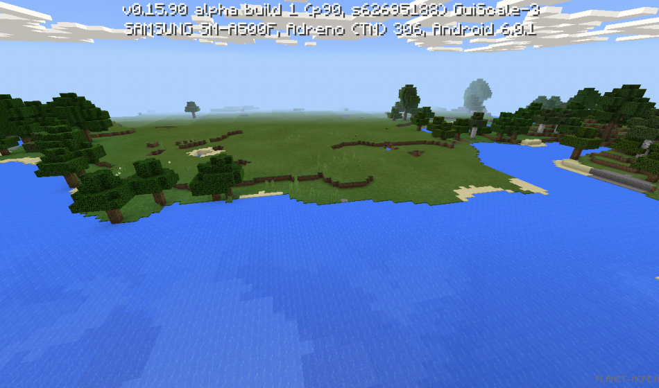 Плоская поляна на спавне [0.16.x - 0.15.x]