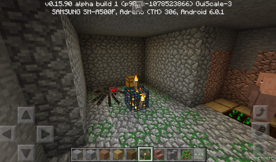 ТОП! Спавнер пауков в деревне [0.16.x - 0.15.x]