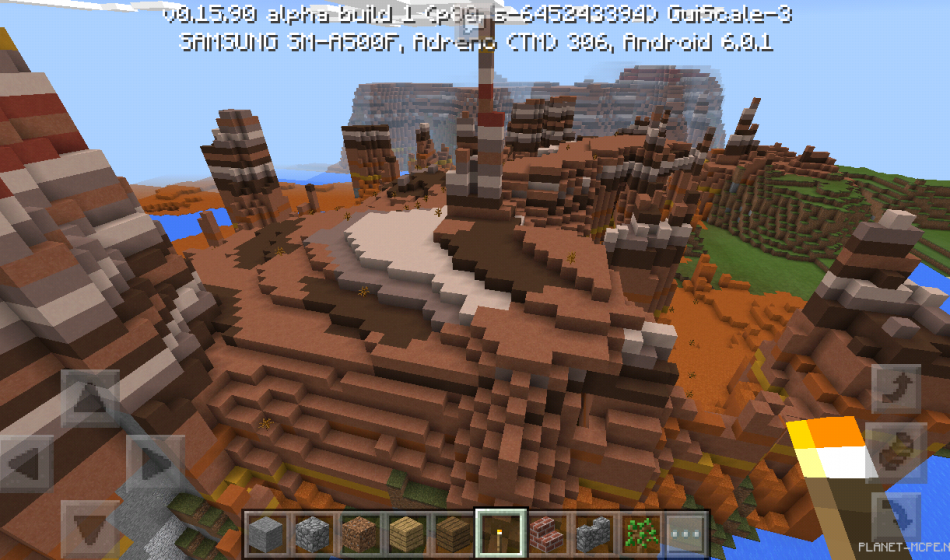 Деревня с кузницей, рядом с глиняным биомом [0.16.x - 0.15.x]