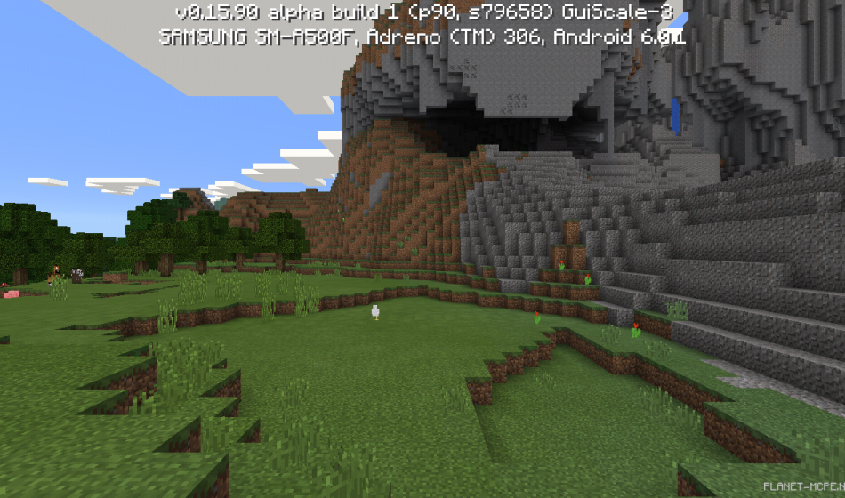 Крутые горы и биом из гравия [0.16.x - 0.15.x]