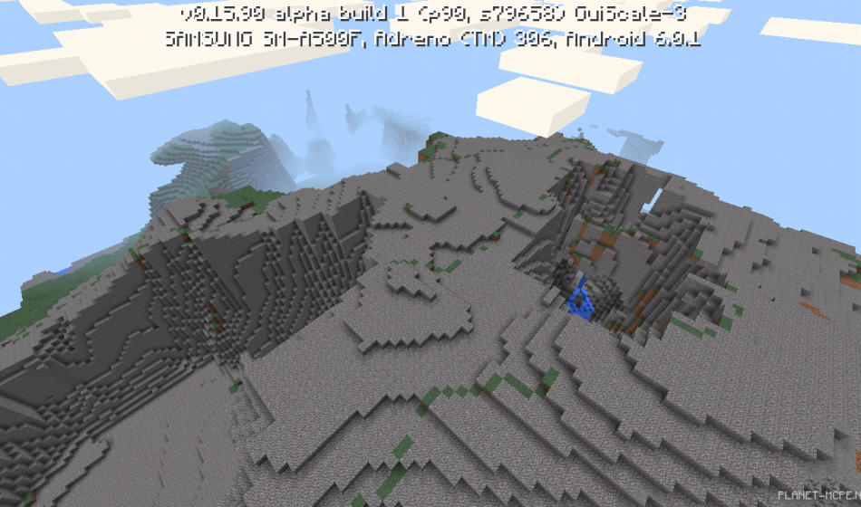 Крутые горы и биом из гравия [0.16.x - 0.15.x]