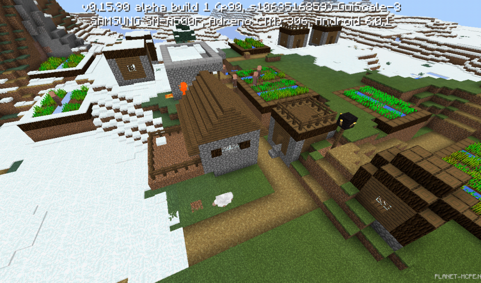 Village under snow cover [0.16.x - 0.15.x]