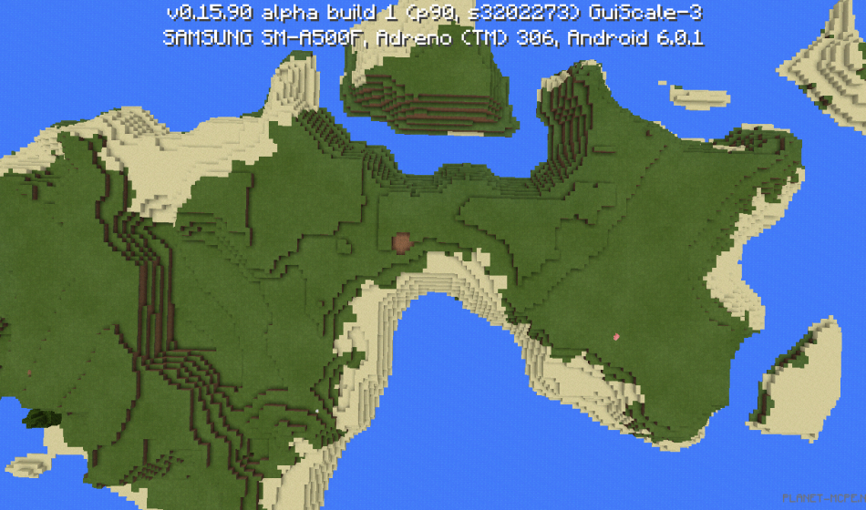 Large island at spawn [0.16.x - 0.15.x]