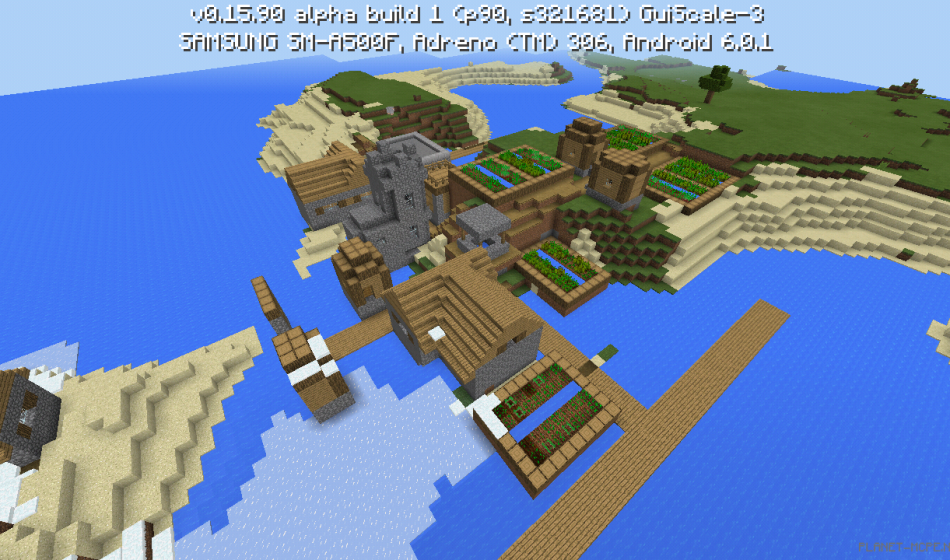 Деревня на спавне игрока [0.16.x - 0.15.x]