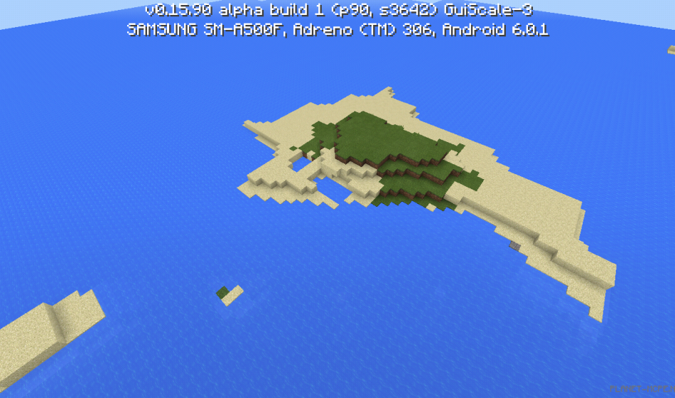 Три хороших острова возле спавна [0.16.x - 0.15.x]