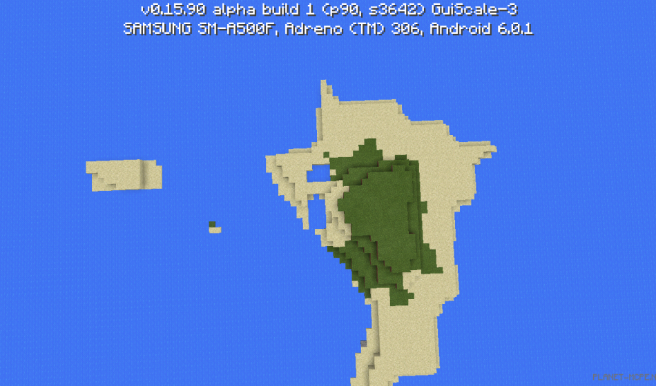 Три хороших острова возле спавна [0.16.x - 0.15.x]