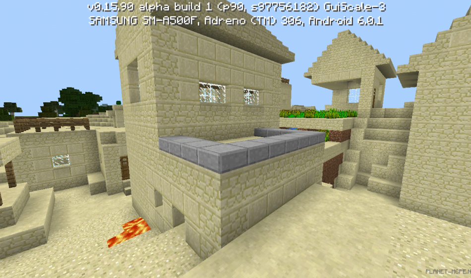 Triple sandstone village [0.16.x - 0.15.x]