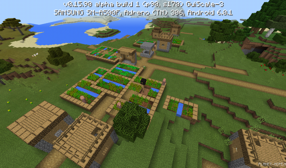 Three villages at spawn [0.16.x - 0.15.x]