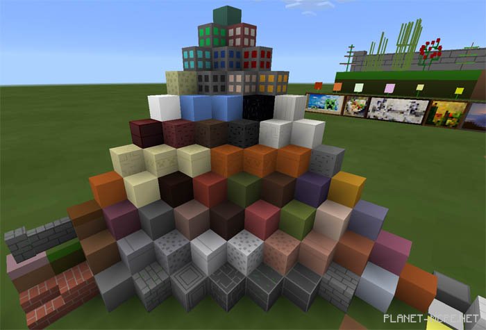 Текстур пак Simply Modern PE 0.16.0