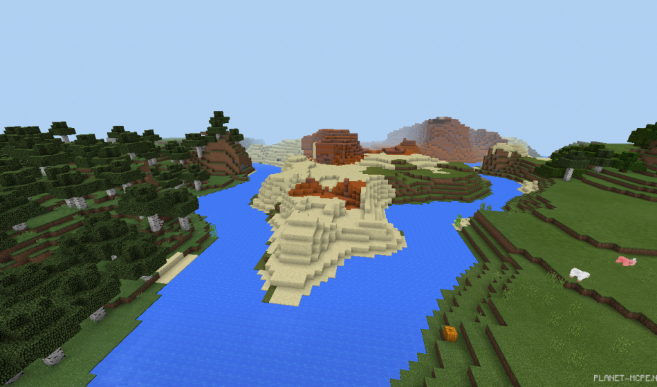 Деревня в биоме с обожжённой глиной [0.16.x]