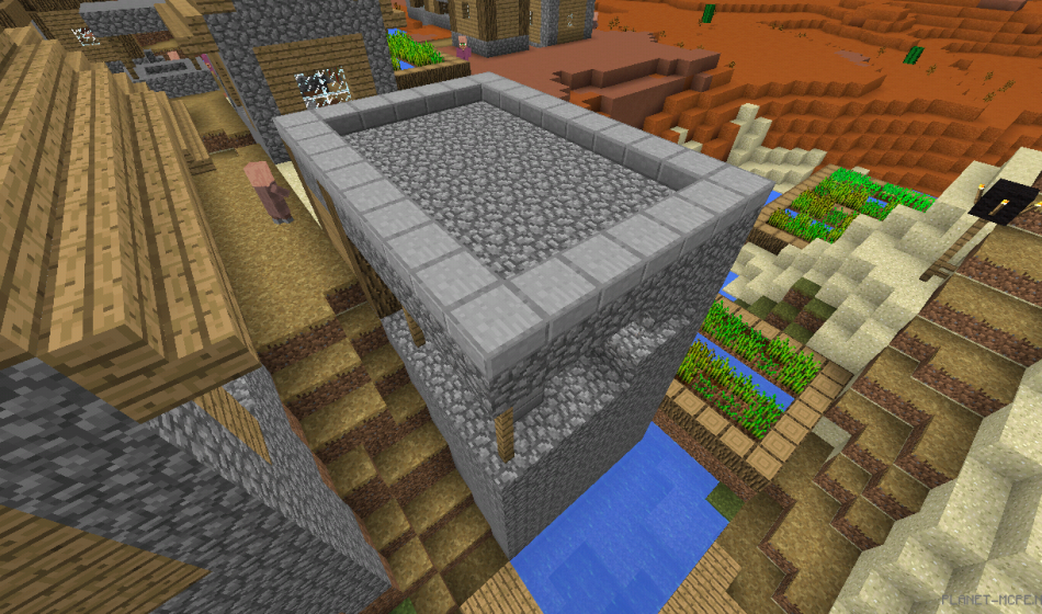 Деревня в биоме с обожжённой глиной [0.16.x]