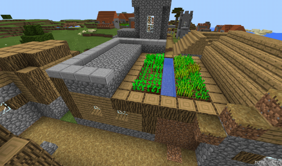 Тройная деревня на спавне [0.16.x]