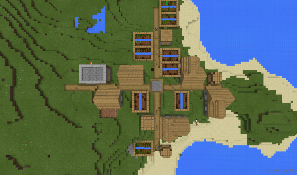 Деревня с кузницей на большом острове [0.16.x]