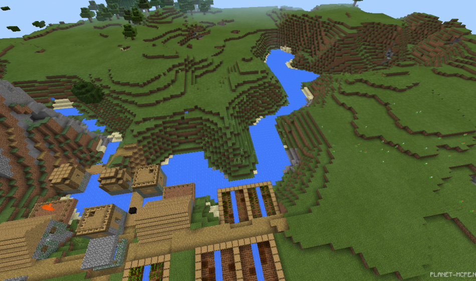 Деревня с зомби-жителями на реке [0.16.1|0.16.0]