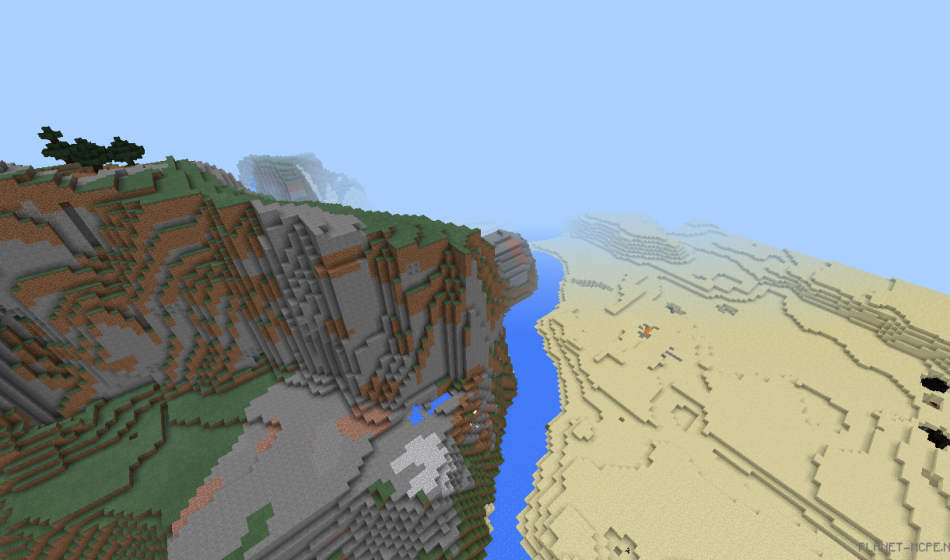 Деревня из красного дерева на склоне горы [0.16.1|0.16.0]