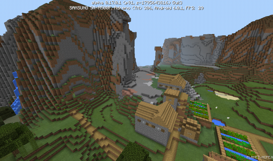 Деревня с подземельем и порталом в Край [0.17.0]