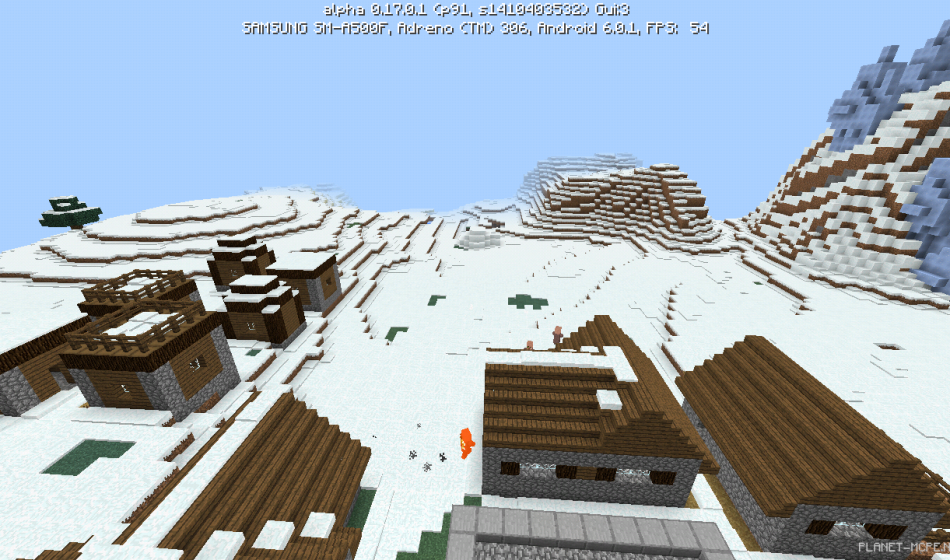 Деревня и иглу в снежном биоме [0.17.0]