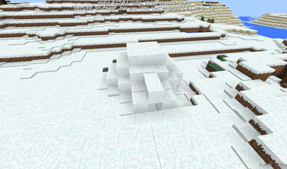 Деревня и иглу в снежном биоме [0.17.0]
